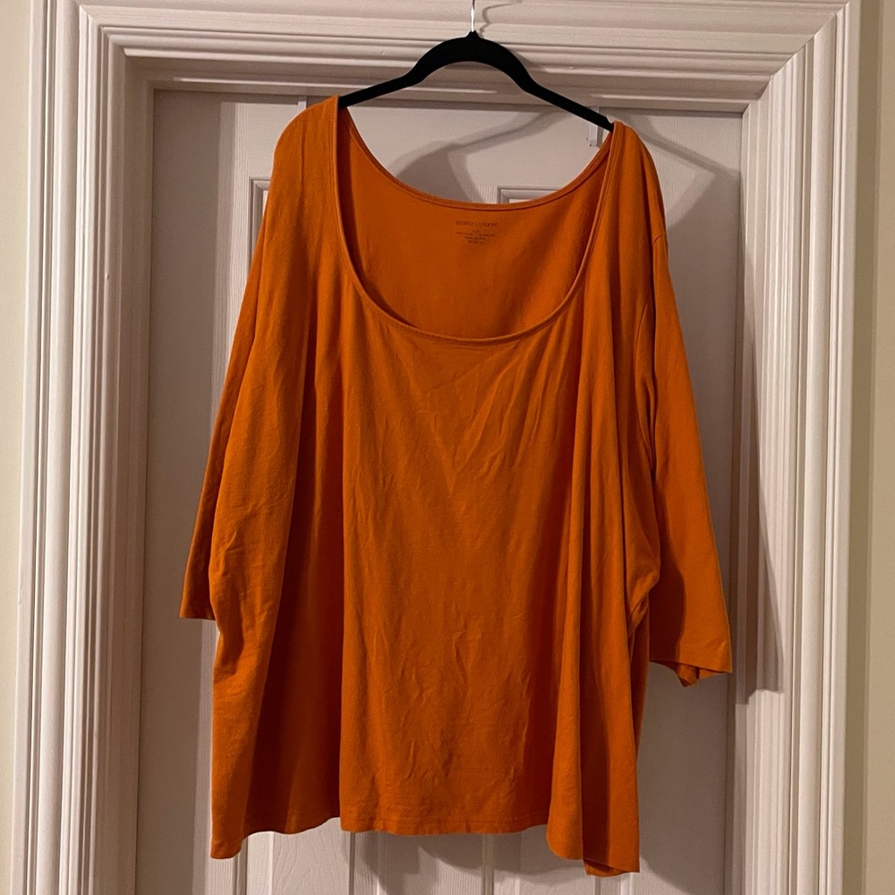 Jessica London plus size orange shirt